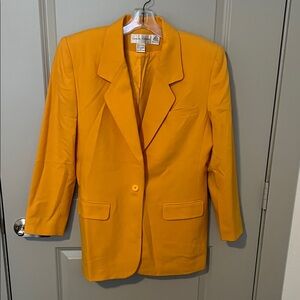 Casual Corner Gold Wool Blazer